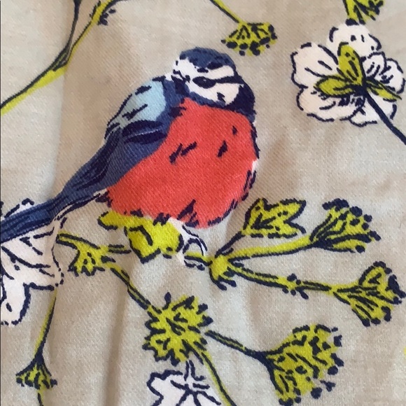 Mini Boden Bird Print Tunic size 7-8 - Picture 6 of 9